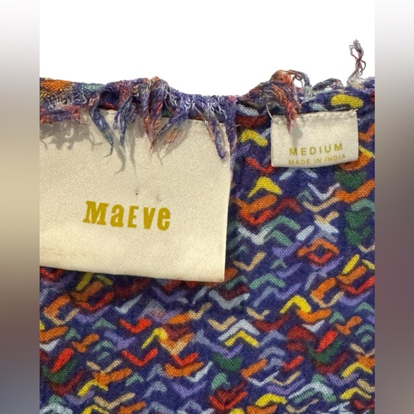 Women’s Anthropologie Maeve Lila Pintuck Multicolor Sleeveless Tank Top: Medium - Picture 7 of 12